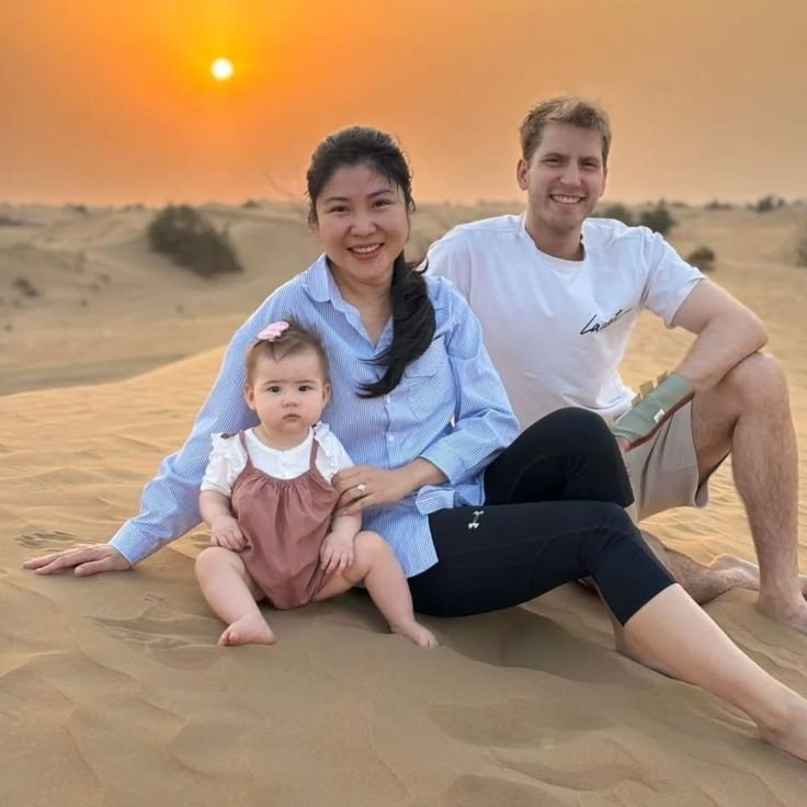 Golden-hour desert views on a private Abu Dhabi sunrise safari