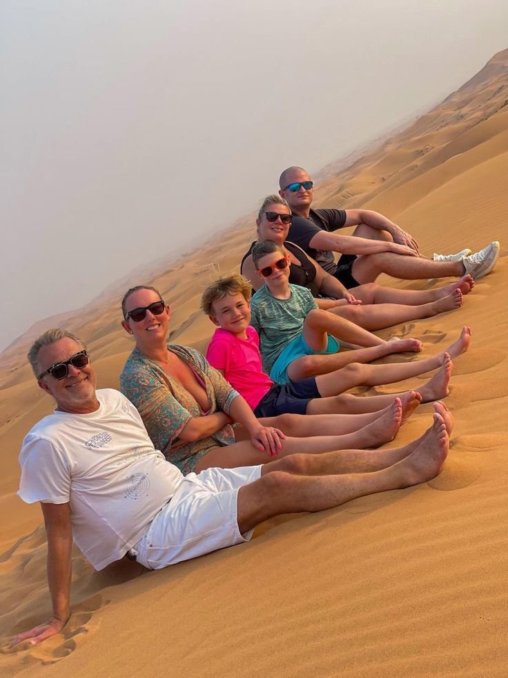 VIP evening desert safari guests